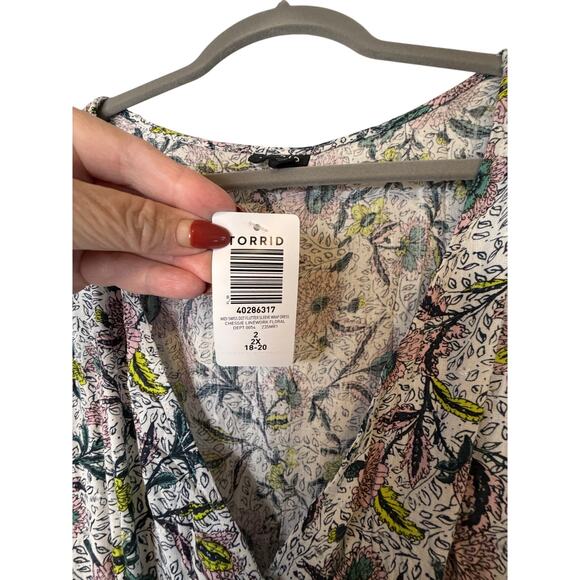 NWT Torrid Midi Swiss Dot Flutter Dress- Size 2X - Picture 8 of 12